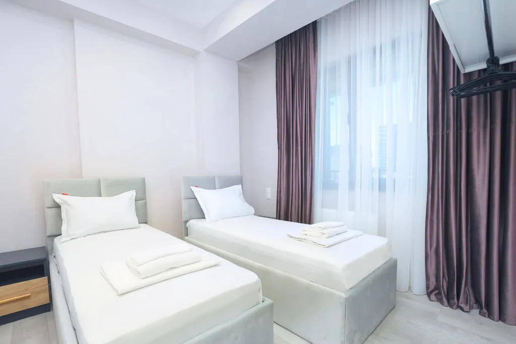 Уютная квартира с 2 спальнями с видом на город