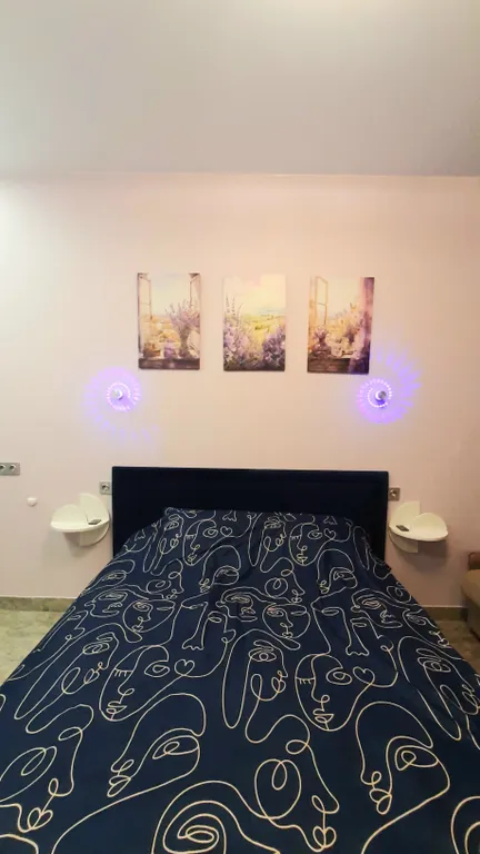 Лавандовая романтичная студия в новом доме