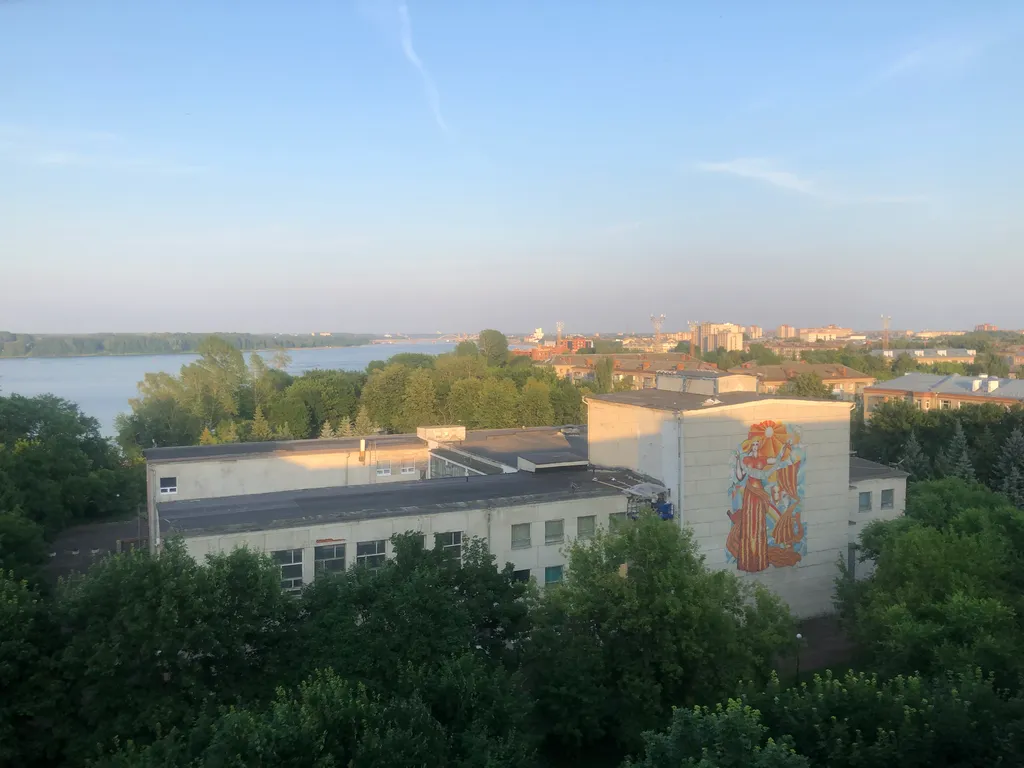 Уютная 1-комнатная квартира с видом на волгу