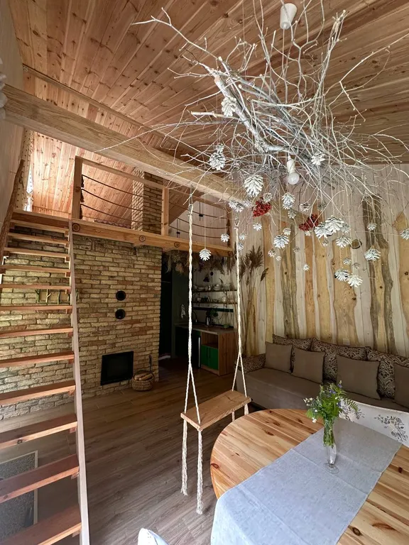 Новый уютный теплый домик с баней возле леса в 7 километрах от Гродно