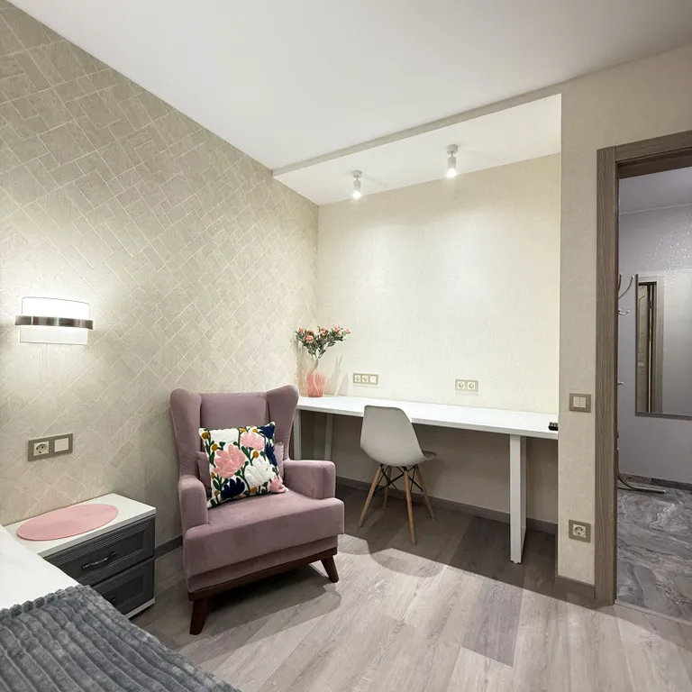 Новая квартира, со стильным интерьером, рядом с канатной дорогой