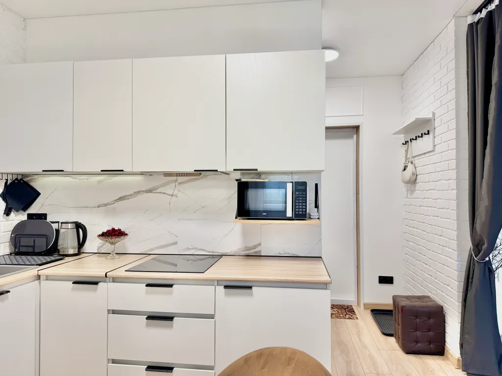 1-комнатная квартира с камином и двумя санузлами