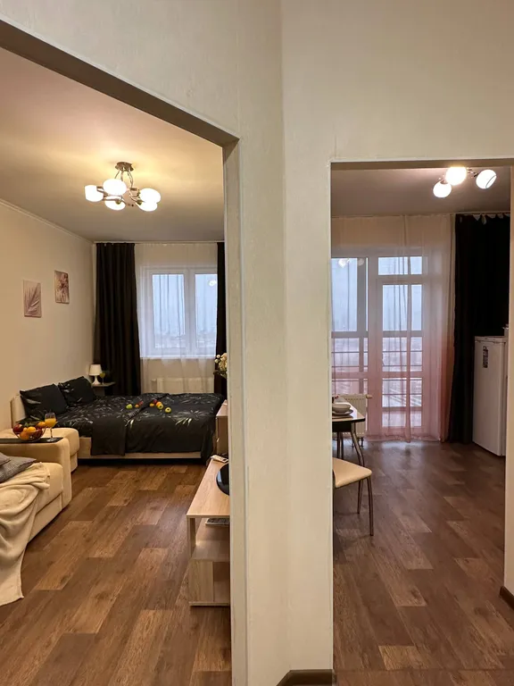 Красивый вид на город с 23 этажа