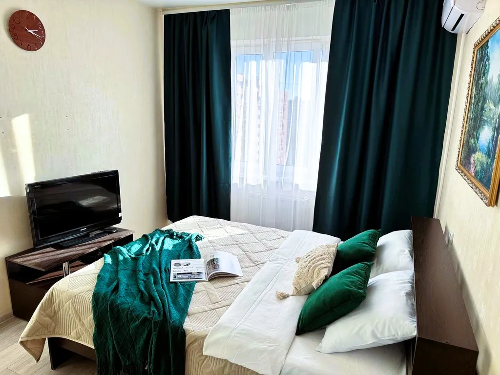 Квартира Уютная 1-кoмнaтная квартира рядом с парком Галицкого — Краснодар