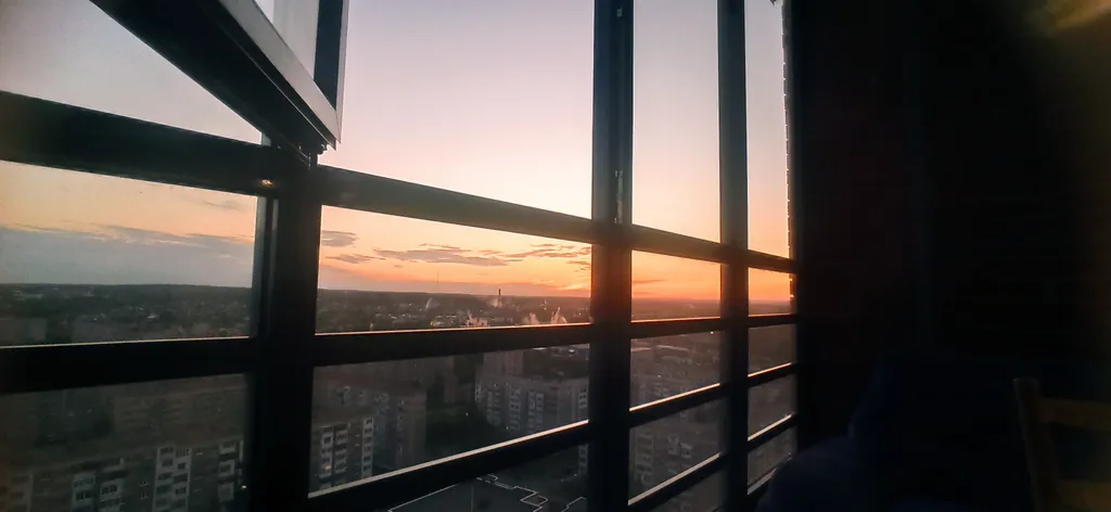 Уютная светлая квартира с видом на город и природу