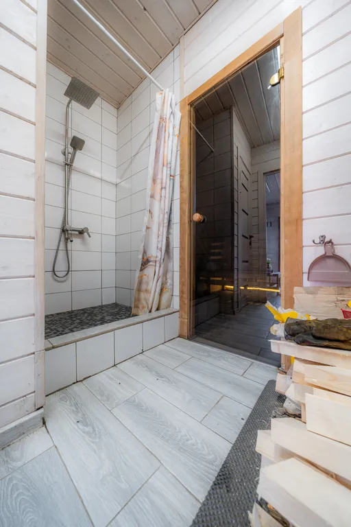 Скандинавский дом с баней