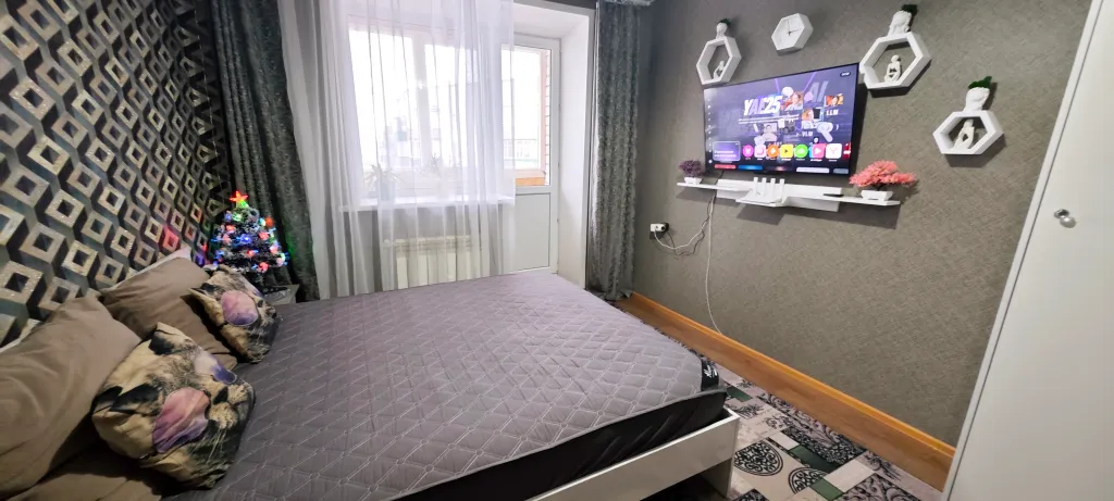 Уютная квартира с 2 отдельными спальными местами есть балкон — аренда посуточно в Мичуринск