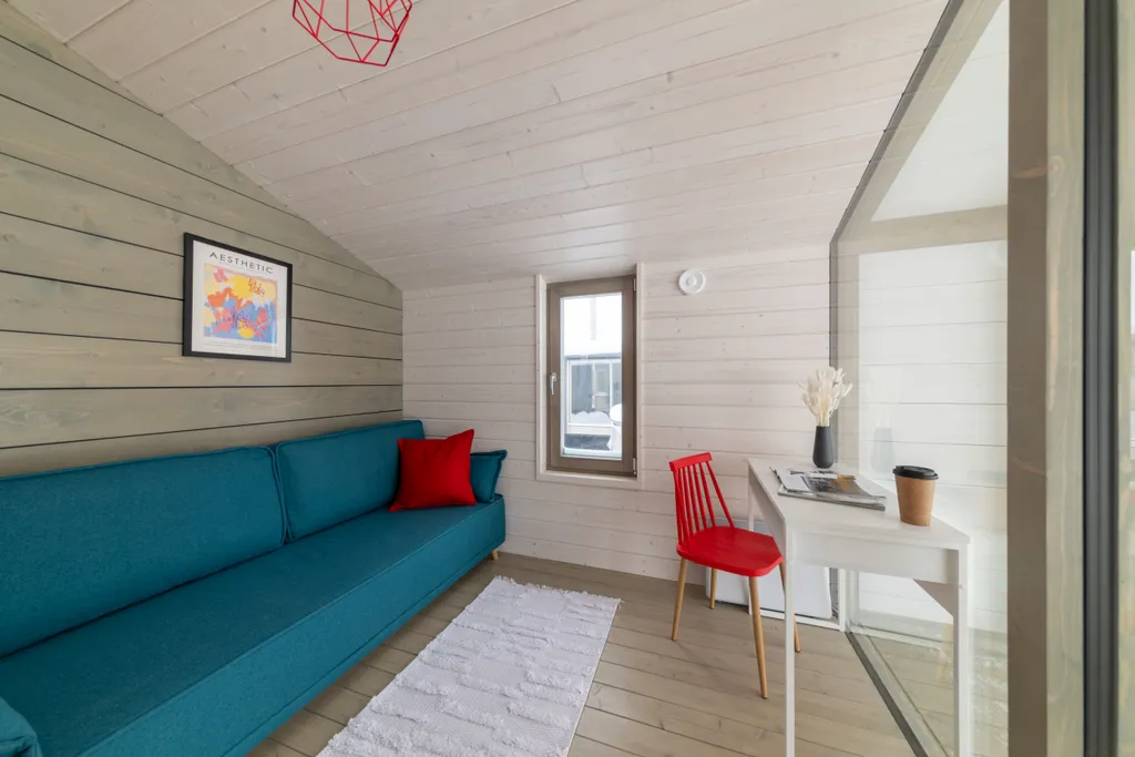 Новый дом с умной баней и персональным видом на лес и реку