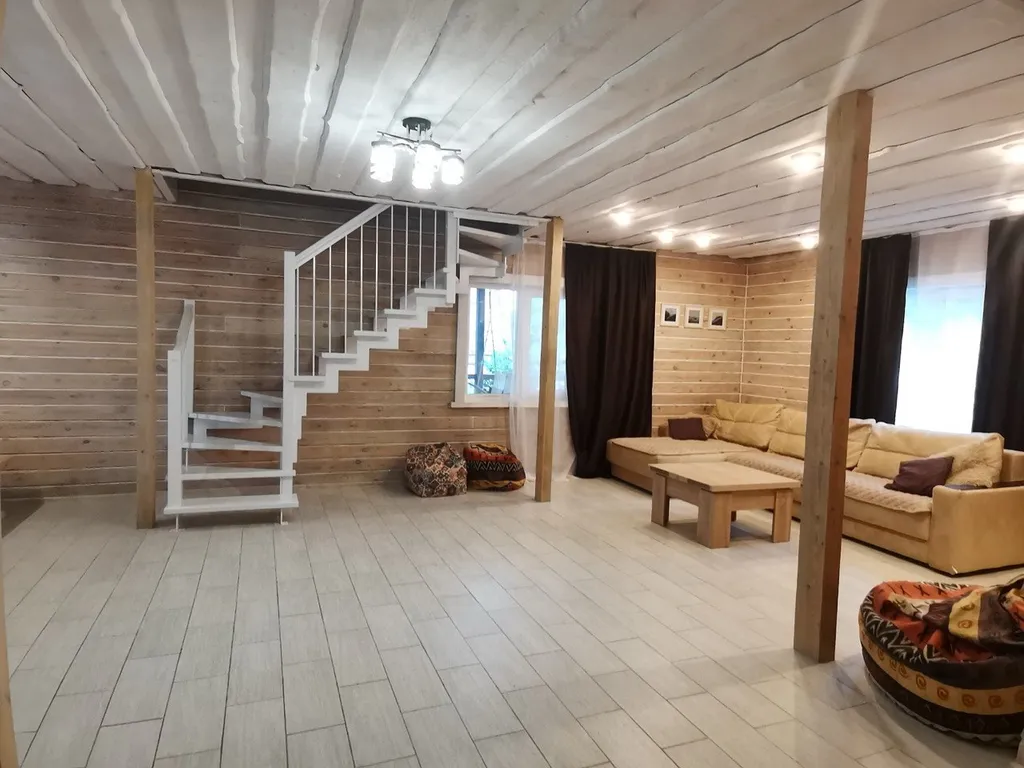 Новый уютный дом из профилированного бруса в кедровом лесу