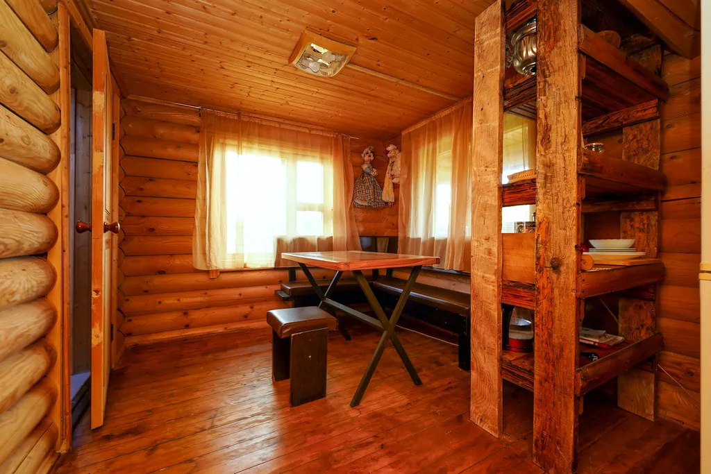 Эко-дом из Сруба с бассейном