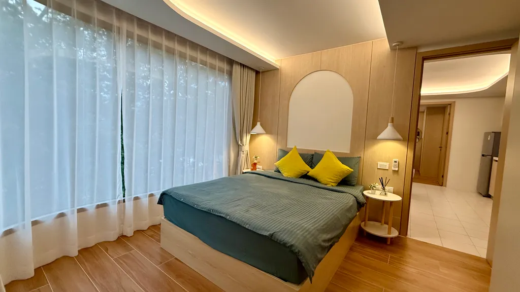 Новая квартира с двумя спальнями и бассейном у моря, пляж Камала