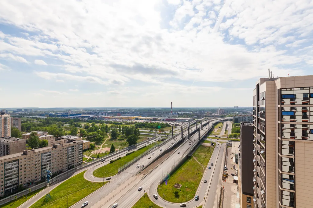 Квартира Квартира Видовая студия вблизи аэропорта и метро Московская — Санкт-Петербург