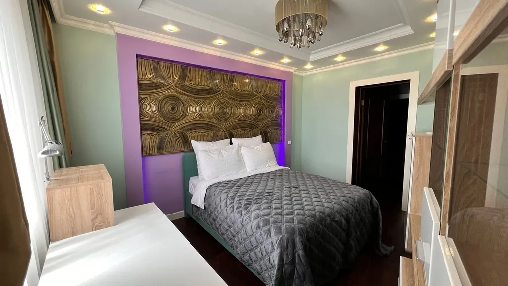 Квартира Шикарная квартира, рядом центр, метро Коломенская Остров Мечты. — Москва