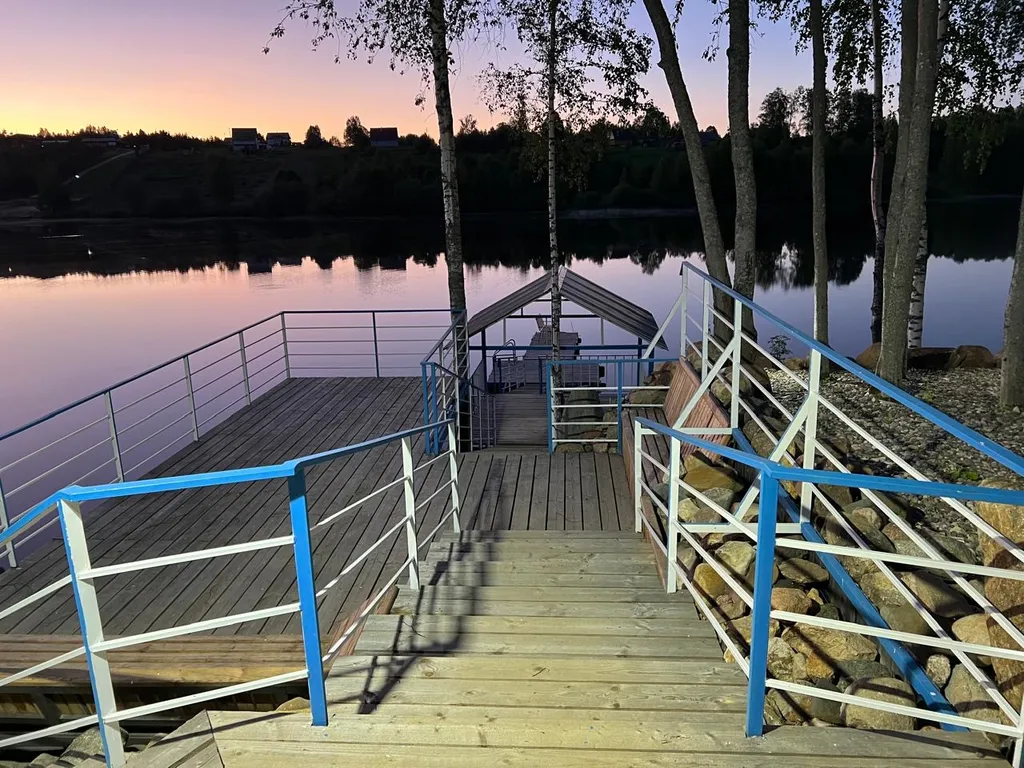 Уютный A-Frame в лесном массиве на берегу реки