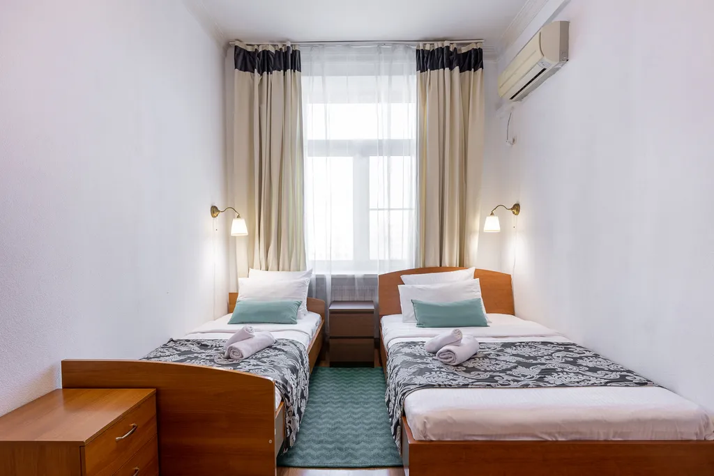 Квартира Квартира с видом на ночную Москву и башни Москва-сити — Москва