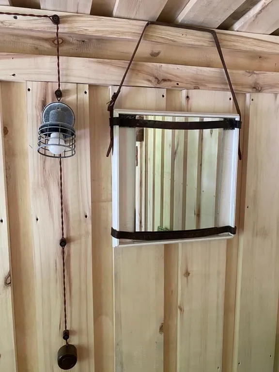 Глэмпинг с печкой-буржуйкой