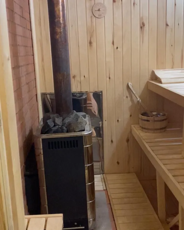 Дом-баня с видом на Волгу