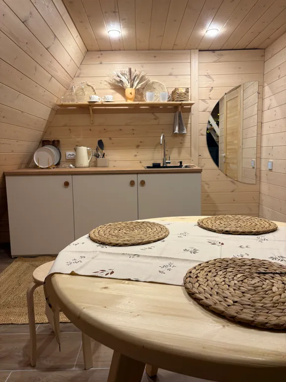 Уютный домик с банным чаном