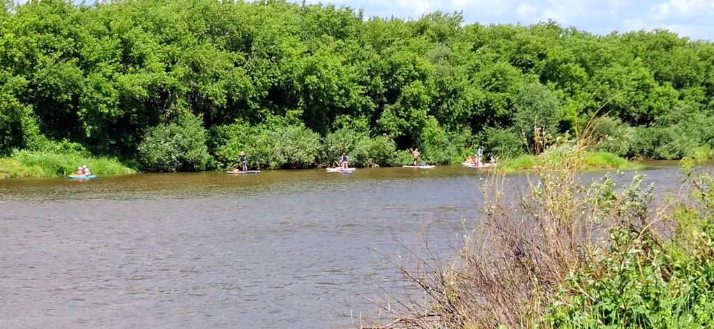 Дом с кораблем на берегу реки