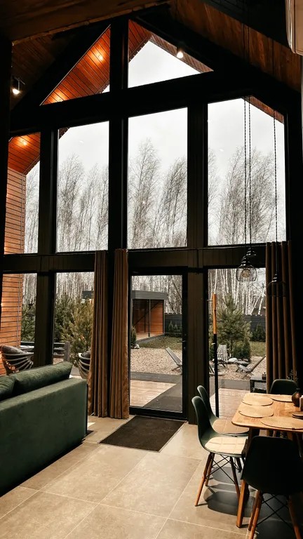 Коттедж Уютный дом с камином, чаном, сауной и большой мангальной зоной — Семеновское