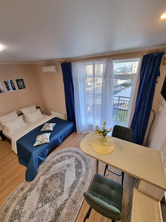 Уютная студия в ЖК "Сердце Каспия" (район Эллинга)  (Уютный Дом)