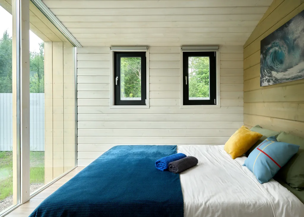 Дом Хвоя с баней с видом на ручей