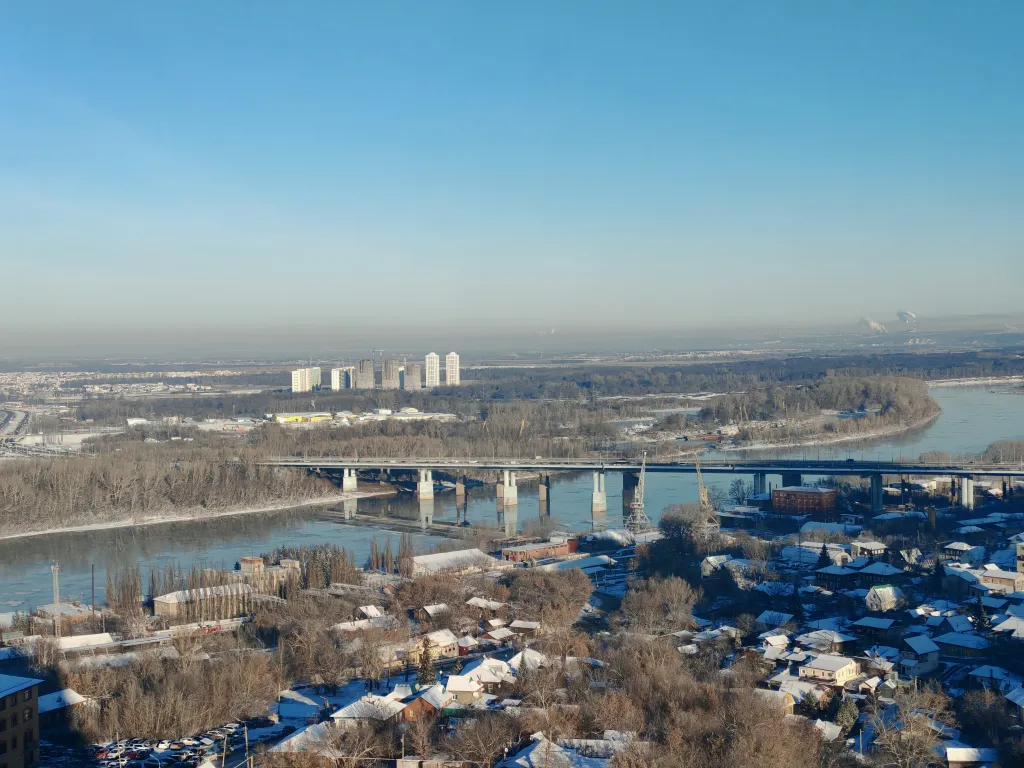 Квартира  с панорамным видом на реку в историческом центре Уфы.