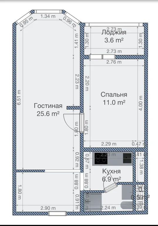Квартира Квартира Уютное лофт пространство — Москва