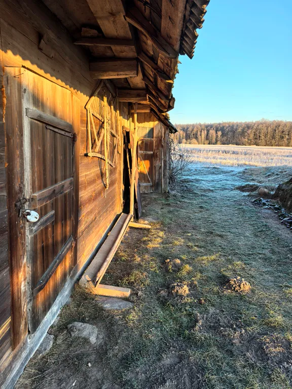 Домик-музей в Беловежской Пуще Беловежская светлица с печью и огнем