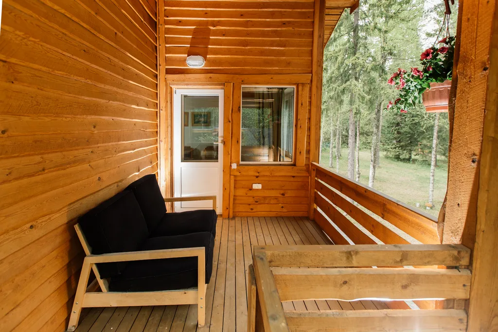 Квартира Двухместные апартаменты с балконом и террасой — Уя