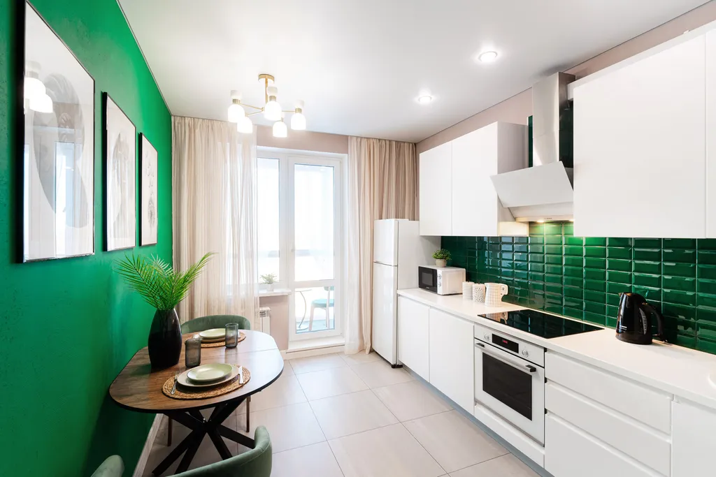 Евро-двушка в новом ЖК - до 3 гостей