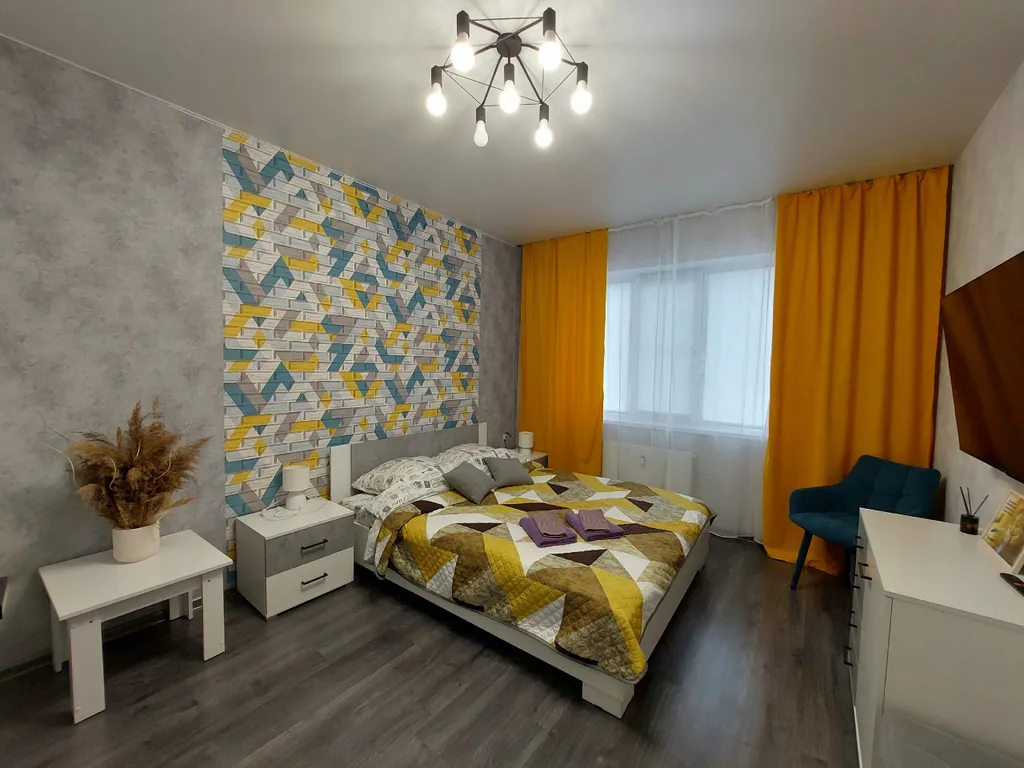 Однокомнатная квартира гостиничного типа, чек qr