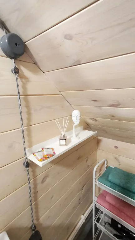 Апартаменты Романтика с панорамным окном в мансарде дома