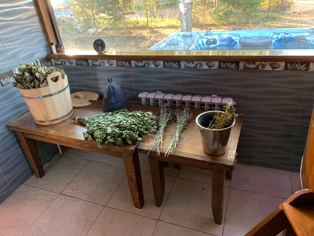 Коттедж Дом с баней в глемпинге Байкал — Павловский Посад