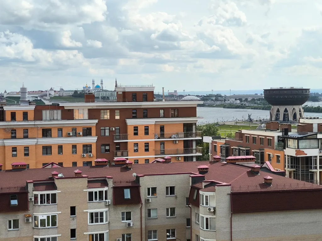 Квартира Квартира Видовая евродвушка с большой ванной — Казань