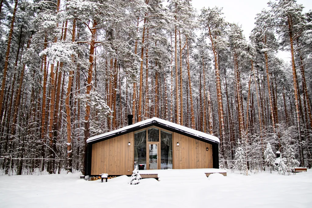 Уютный домик в сосновом бору