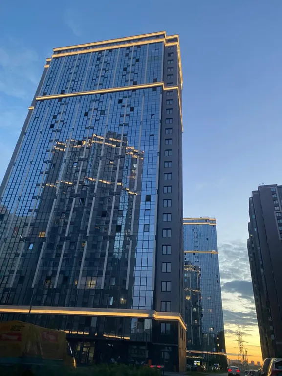 Квартира Квартира Студия с шикарным видом на 19 этаже — Шушары