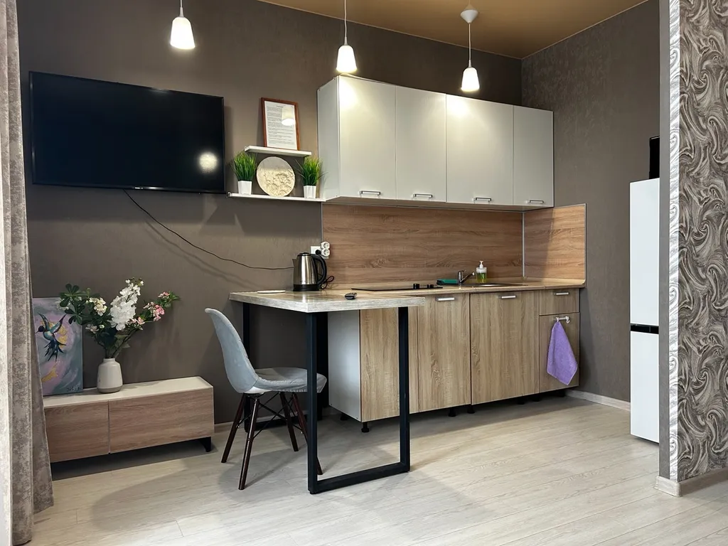 Уютная квартира-студия в новом районе — аренда посуточно в Придорожный