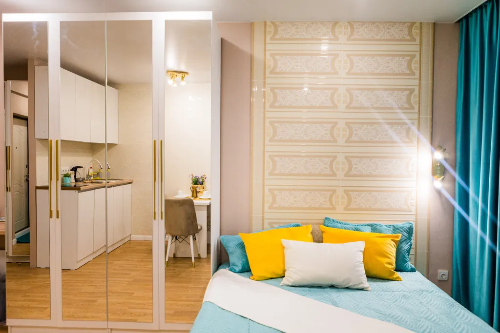 Свежая квартира в новом доме в ЖК