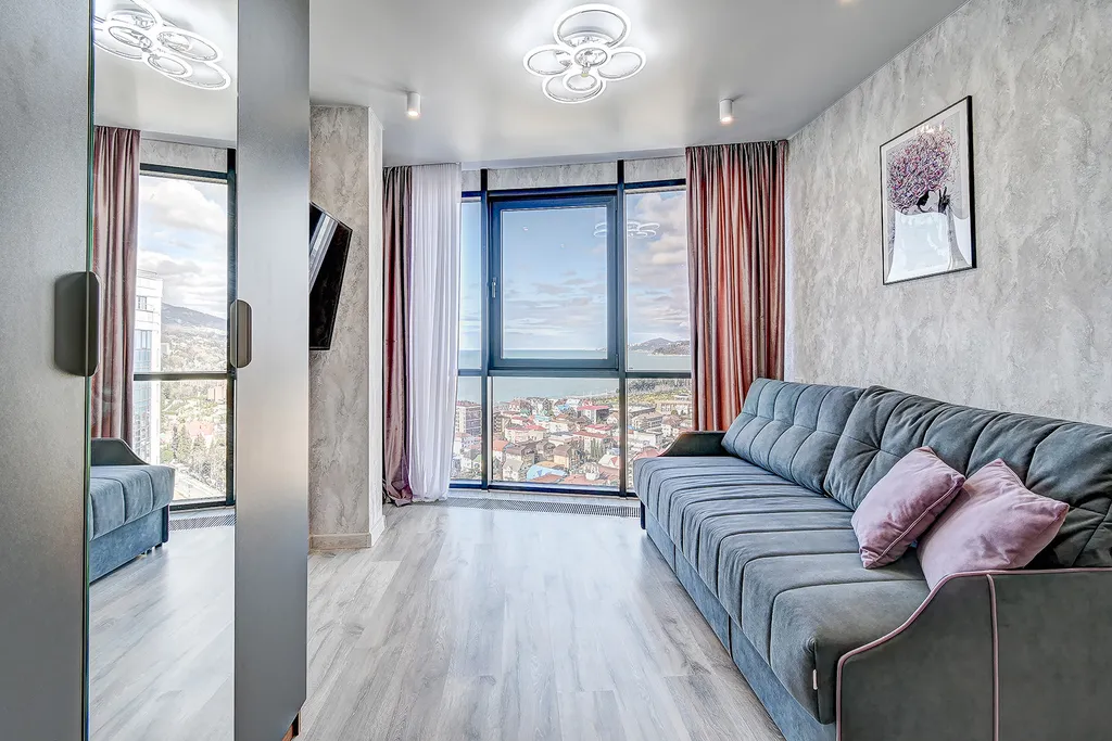 Квартира Квартира Студия с видом на море в ЖК Морская симфония-2 — Адлер