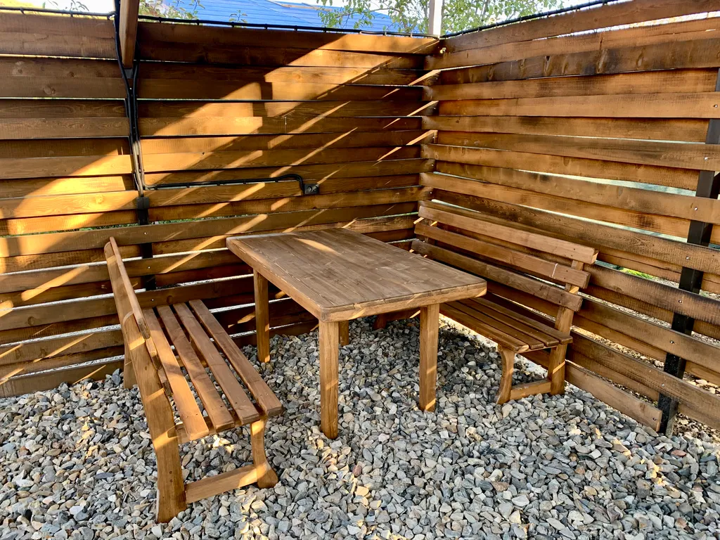 Отдельный домик а-фрейм с бассейном и видом на горы