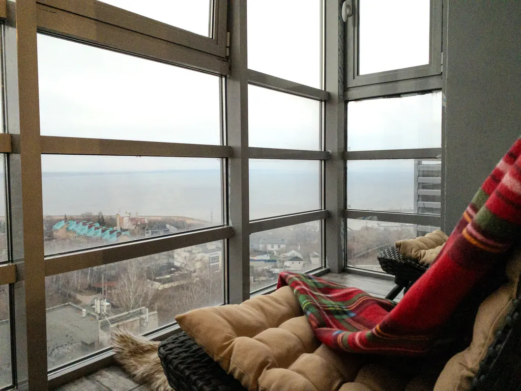 Апартамент с видом на Волгу