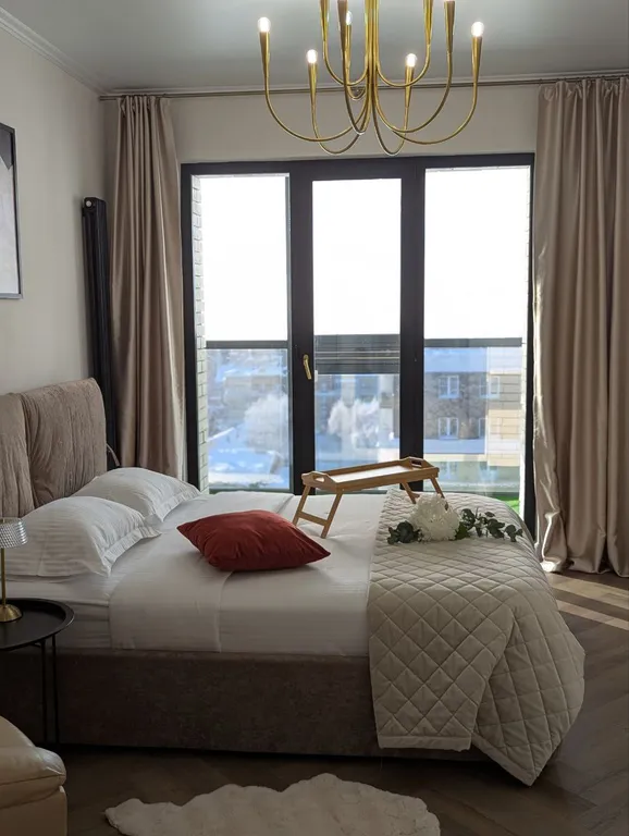 Квартира Студия с панорамным окном, видом на Северные закаты, Чумаровка 2 минуты — аренда посуточно в Архангельск