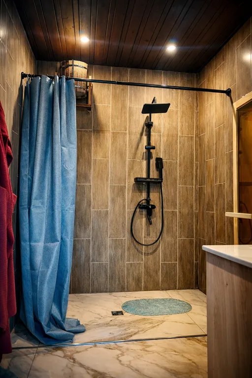 Афрейм с банным чаном и большой баней