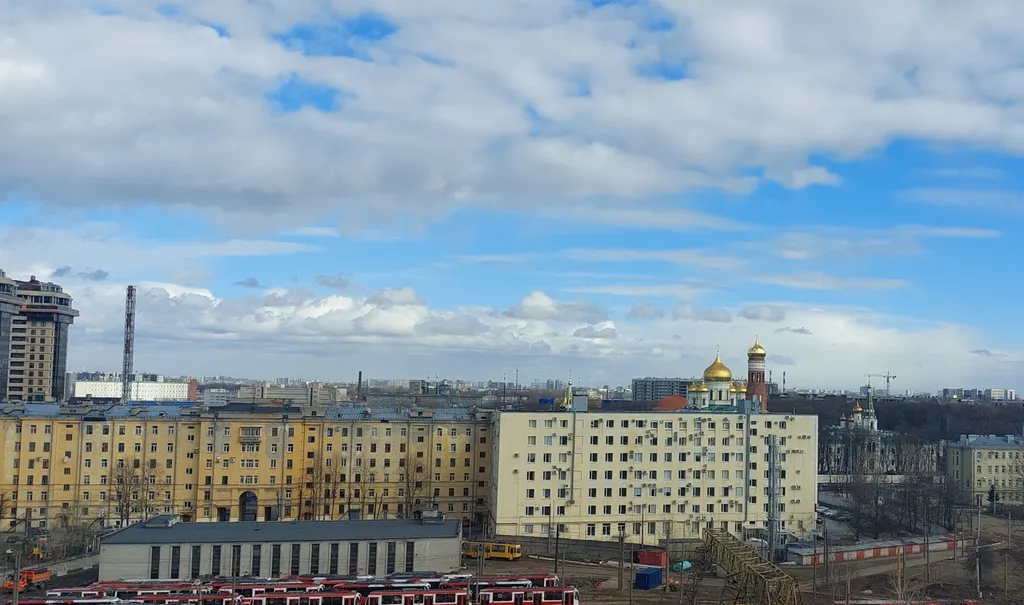 Апартаменты-студия с видом на Новодевичий