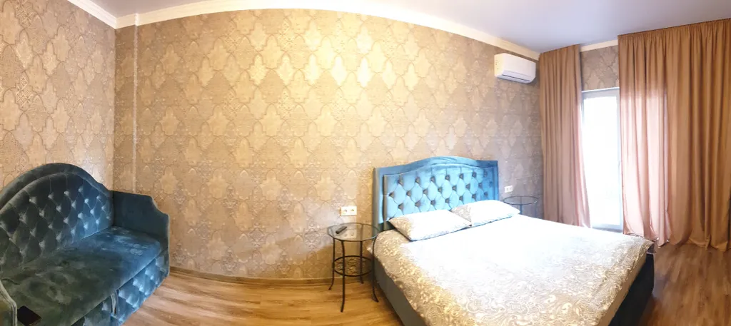 Квартира Стильная квартира с шикарным балконом и видом на бассейн — Геленджик