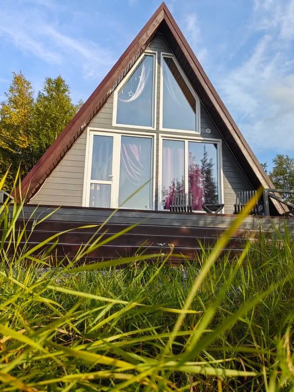 Дом коттедж А-Фрейм с баней на дровах A-frame Териберка