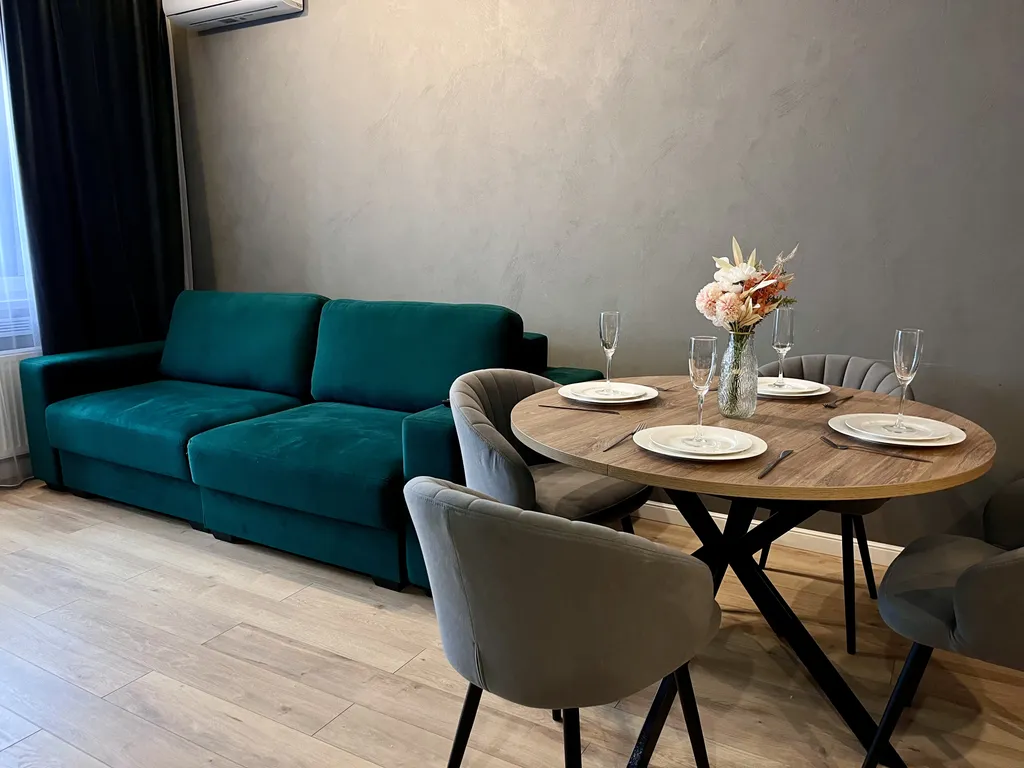 Современная квартира в тихом районе, спокойный отдых