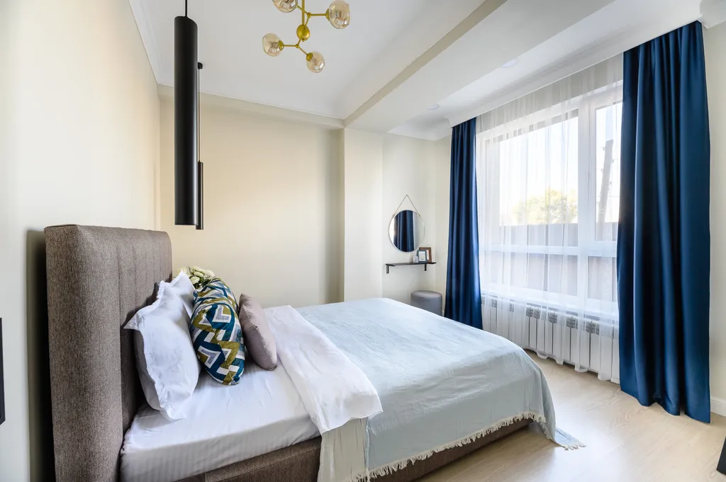 Квартира Стильная евродвушка с новым ремонтом рядом с Mega и Ботаническим садом — аренда посуточно в Алматы