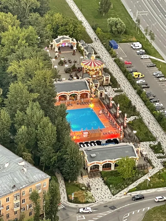 Квартира Квартира с панорамным видов 52 этаж в Afi Tower — Москва